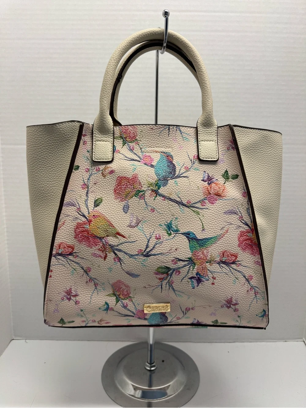 Carlos Santana 3-In-1 Tote with Shoulder Bag & Wristlet - Picture 1 of 13